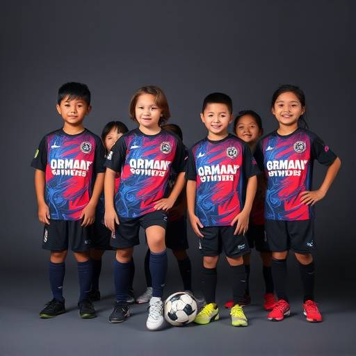 Ocean Drive Motors sponsoring a local youth soccer team with branded jerseys