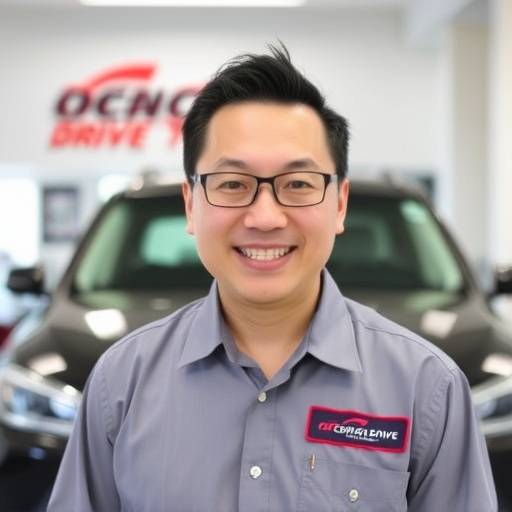 Portrait of David Chen, Service Manager at Ocean Drive Motors